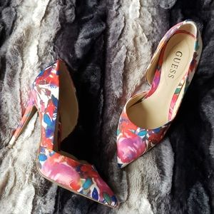Guess Floral Stiletto Shoes